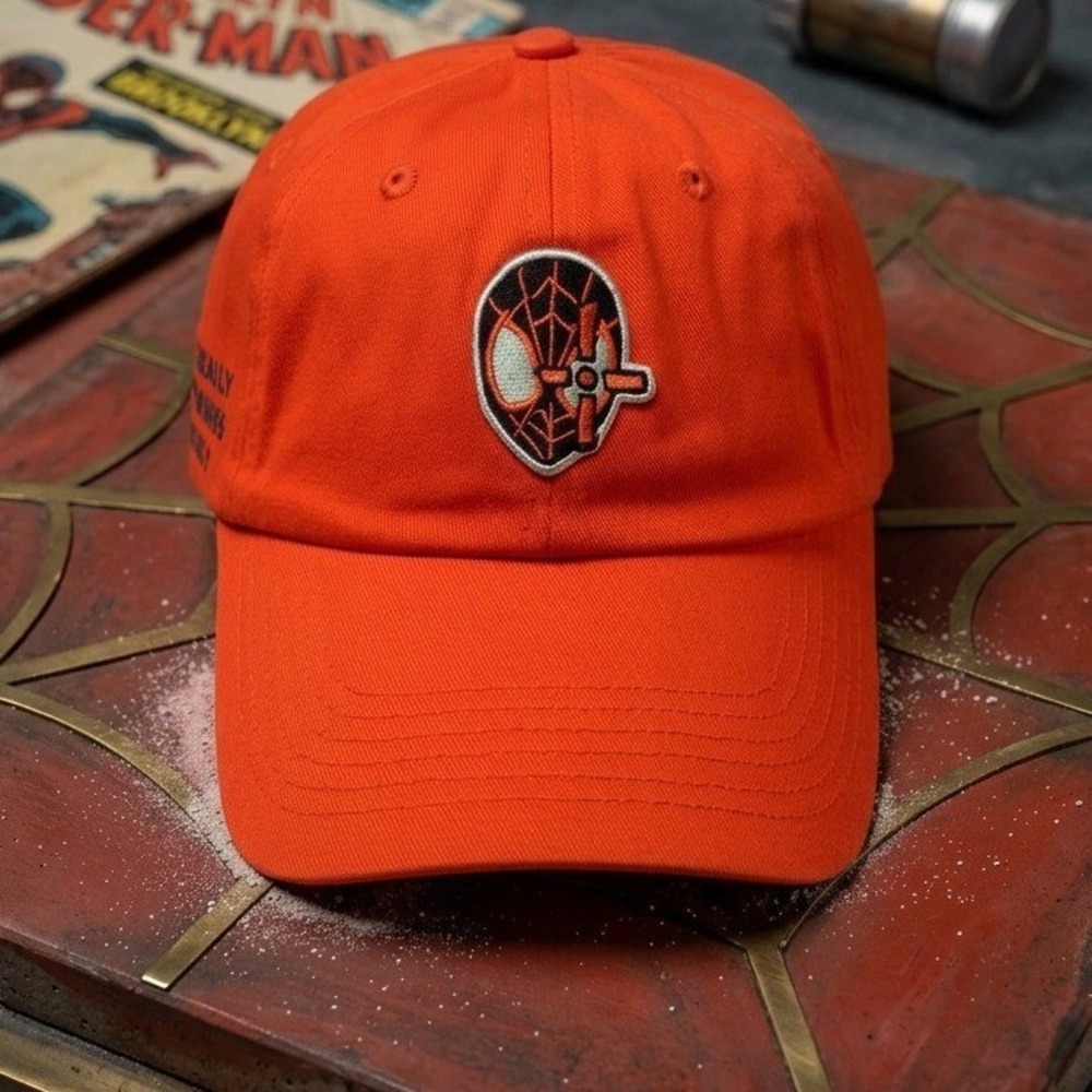 Team Liquid x Marvel Miles Morales Hat Cap Orange Spider-Man Adjustable NWT